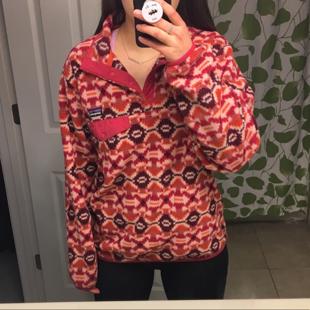 patagonia synchilla pattern pullover